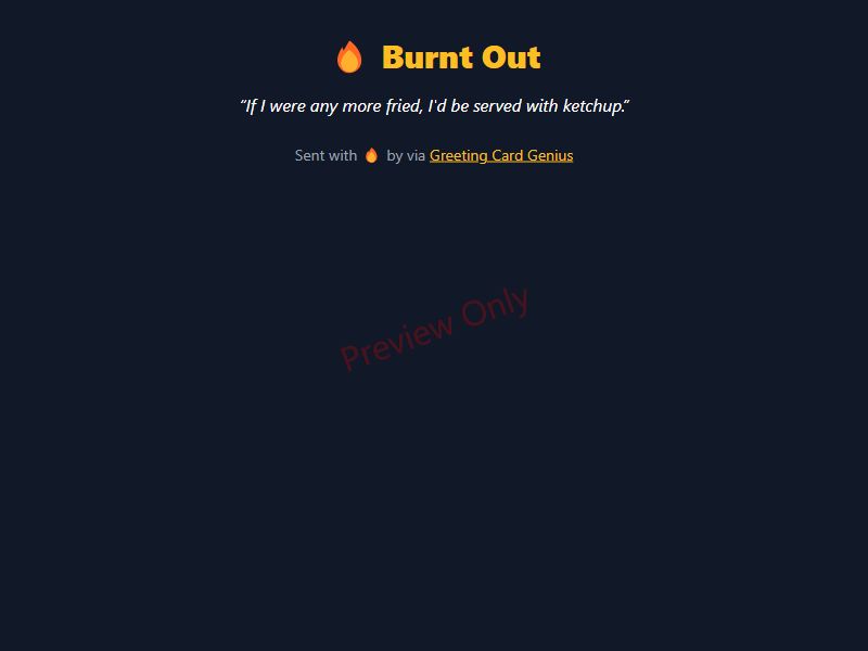 Burnt Out Card Preview