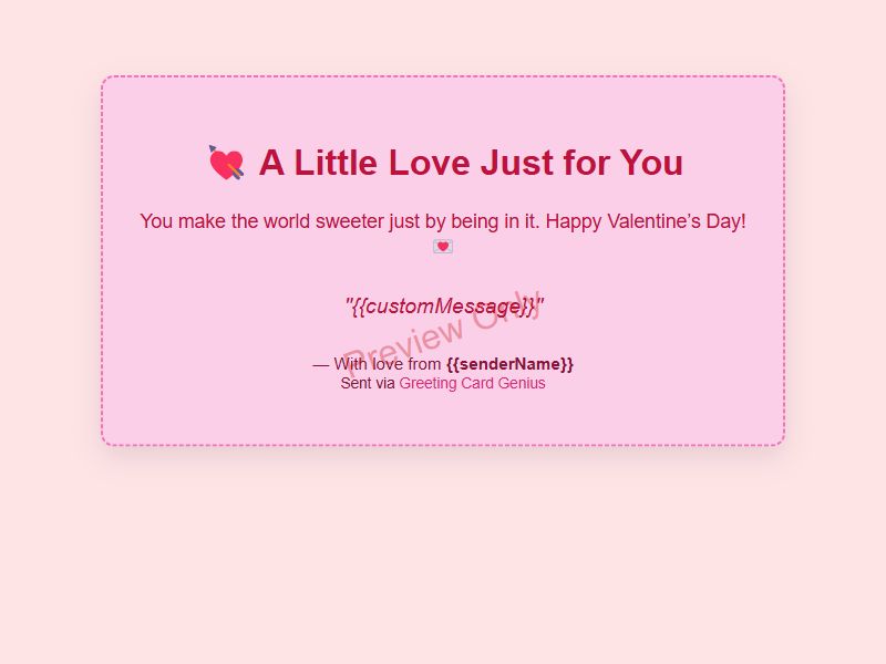 Valentine’s Day Card Preview